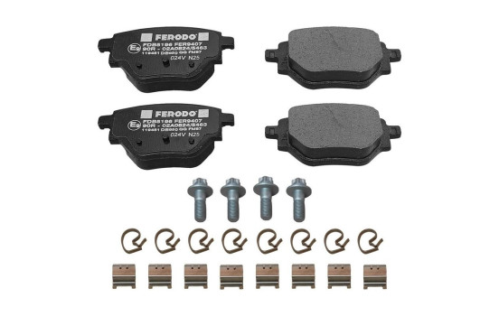 Brake pad set, disc brake FDB5196 Ferodo