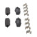 Brake pad set, disc brake FDB5197 Ferodo, Thumbnail 3