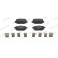 Brake pad set, disc brake FDB5197 Ferodo