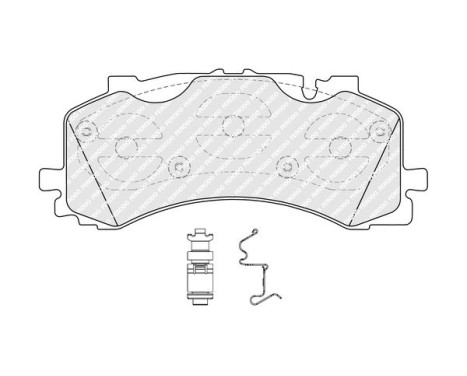 Brake pad set, disc brake FDB5200 Ferodo