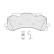 Brake pad set, disc brake FDB5200 Ferodo