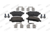 Brake pad set, disc brake FDB5201 Ferodo