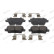 Brake pad set, disc brake FDB5202 Ferodo, Thumbnail 2