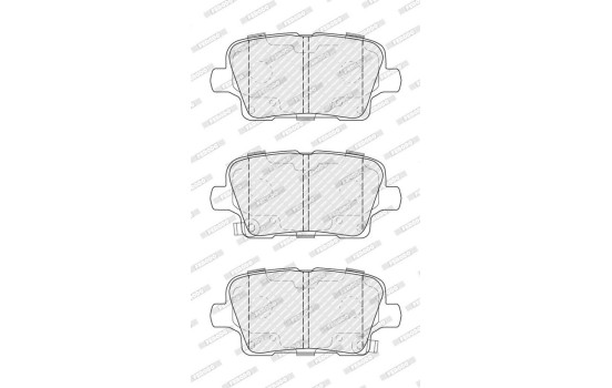 Brake pad set, disc brake FDB5202 Ferodo, Image 2