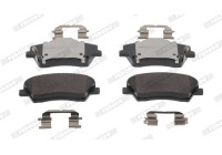 Brake pad set, disc brake FDB5205 Ferodo