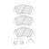 Brake pad set, disc brake FDB5205 Ferodo, Thumbnail 2