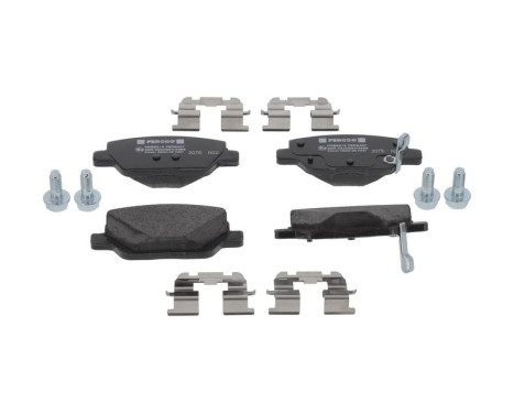 Brake pad set, disc brake FDB5212 Ferodo