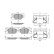 Brake pad set, disc brake FDB5214 Ferodo