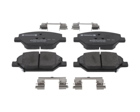 Brake pad set, disc brake FDB5214 Ferodo