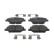 Brake pad set, disc brake FDB5214 Ferodo