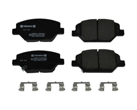 Brake pad set, disc brake FDB5214 Ferodo, Image 2
