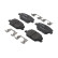 Brake pad set, disc brake FDB5214 Ferodo, Thumbnail 7