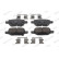 Brake pad set, disc brake FDB5215 Ferodo