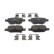 Brake pad set, disc brake FDB5215 Ferodo