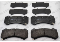 Brake pad set, disc brake FDB5216 Ferodo
