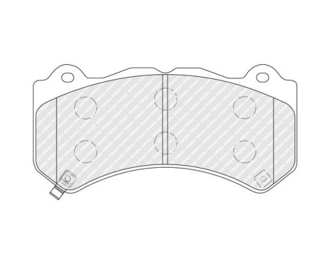 Brake pad set, disc brake FDB5216 Ferodo, Image 2