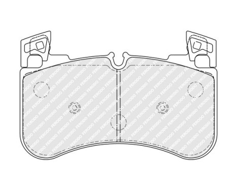 Brake pad set, disc brake FDB5220 Ferodo, Image 2