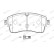 Brake pad set, disc brake FDB5221 Ferodo, Thumbnail 2