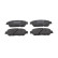 Brake pad set, disc brake FDB5232 Ferodo