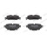 Brake pad set, disc brake FDB5235 Ferodo