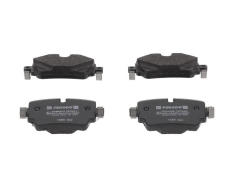 Brake pad set, disc brake FDB5235 Ferodo