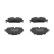 Brake pad set, disc brake FDB5235 Ferodo