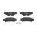 Brake pad set, disc brake FDB5237 Ferodo