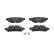 Brake pad set, disc brake FDB5237 Ferodo