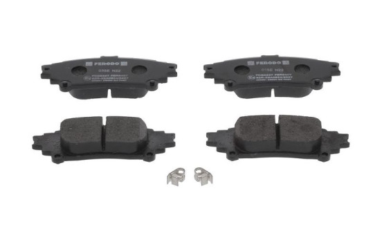 Brake pad set, disc brake FDB5237 Ferodo