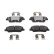 Brake pad set, disc brake FDB5238 Ferodo