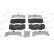 Brake pad set, disc brake FDB5239 Ferodo