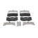Brake pad set, disc brake FDB5239 Ferodo