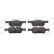 Brake pad set, disc brake FDB5240 Ferodo