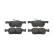 Brake pad set, disc brake FDB5240 Ferodo