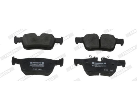 Brake pad set, disc brake FDB5241 Ferodo