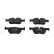 Brake pad set, disc brake FDB5241 Ferodo