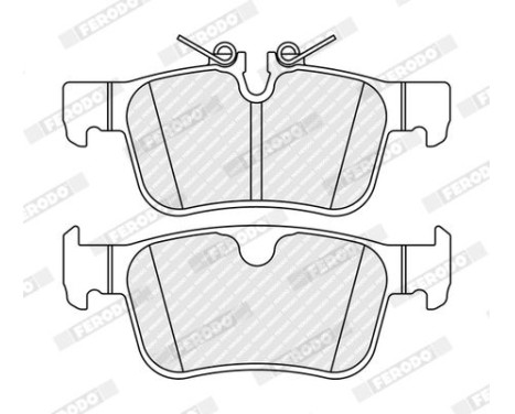 Brake pad set, disc brake FDB5241 Ferodo, Image 2