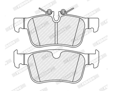 Brake pad set, disc brake FDB5241 Ferodo, Image 2