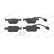 Brake pad set, disc brake FDB5242 Ferodo