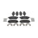 Brake pad set, disc brake FDB5243 Ferodo