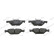 Brake pad set, disc brake FDB5244 Ferodo
