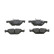 Brake pad set, disc brake FDB5244 Ferodo
