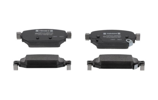 Brake pad set, disc brake FDB5247 Ferodo