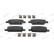 Brake pad set, disc brake FDB5258 Ferodo