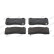 Brake pad set, disc brake FDB5259 Ferodo
