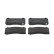 Brake pad set, disc brake FDB5259 Ferodo