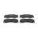 Brake pad set, disc brake FDB5267 Ferodo
