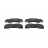 Brake pad set, disc brake FDB5267 Ferodo