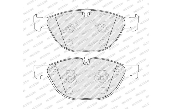 Brake pad set, disc brake FDB5270 Ferodo, Image 2