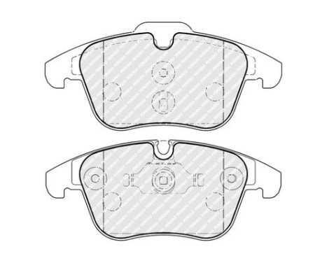 Brake pad set, disc brake FDB5271 Ferodo